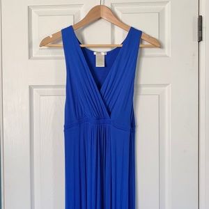 Matty M Royal Blue Maxi Dress Small